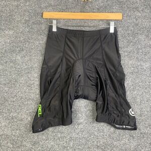 Canari Mens Black Padded Gel Cycling Shorts Medium MTB Biking Commute